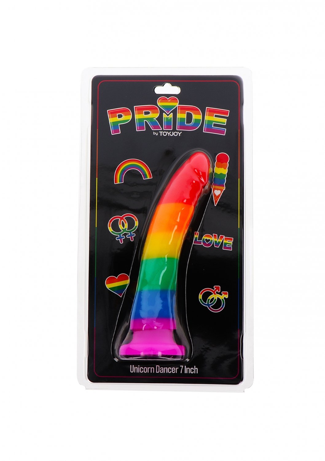 Dildo Unicorn Dancer Curcubeu 17.5cm — imagine 2