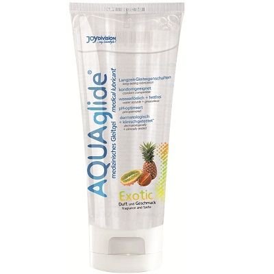 Lubrifiant AQUAglide cu aromă de fructe exotice 100 ml