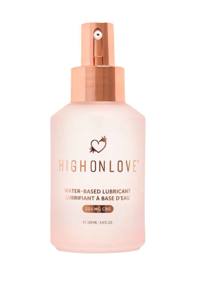 Lubrifiant pe bază de apa cu CBD HighOnLove natural 100 ml