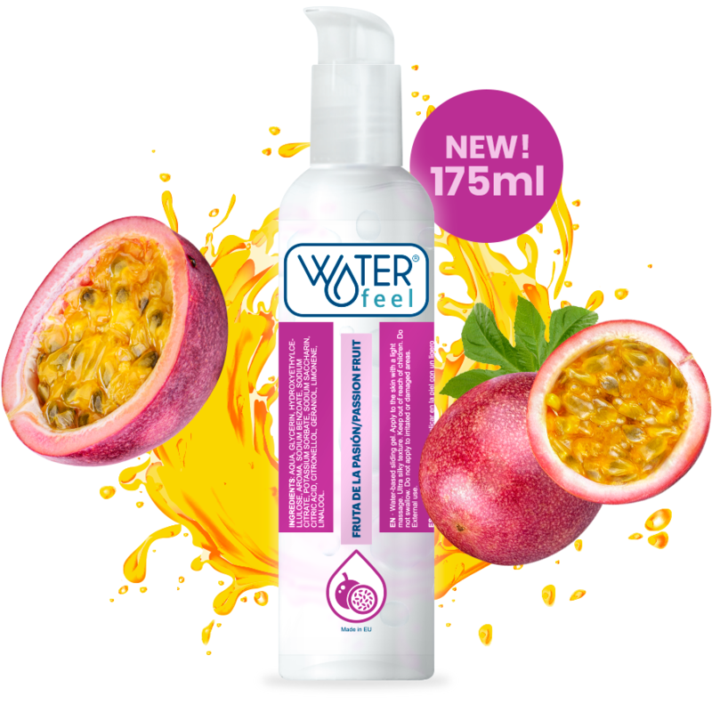 Lubrifiant pe bază de apa Waterfeel cu aroma de fructul pasiunii 175 ml