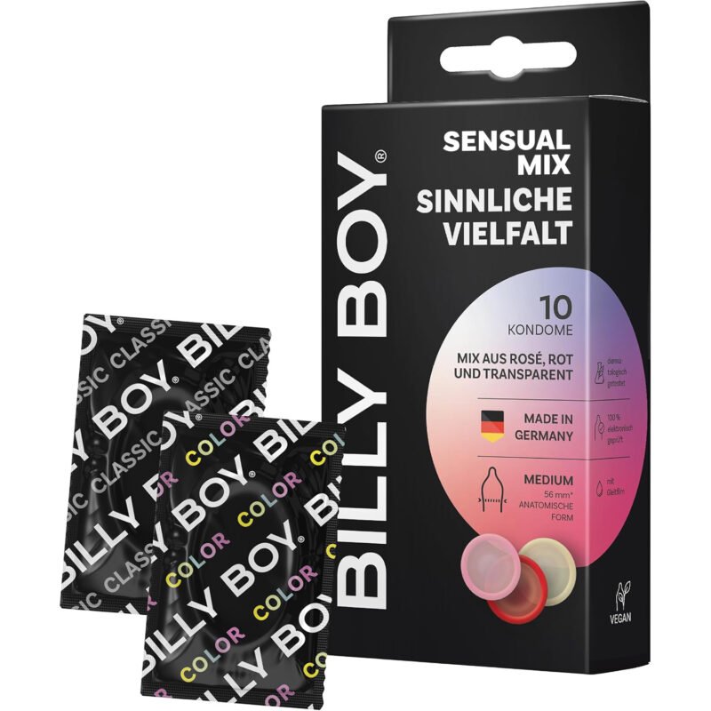 Prezervative Billy Boy Sensual Mix 10 buc