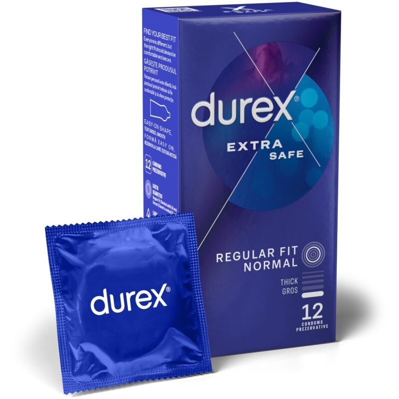Prezervative Durex Extra Safe 12 bucăți