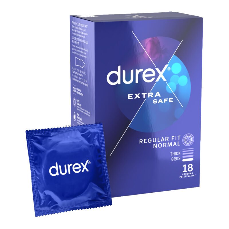 Prezervative Durex Extra Safe 18 bucăți