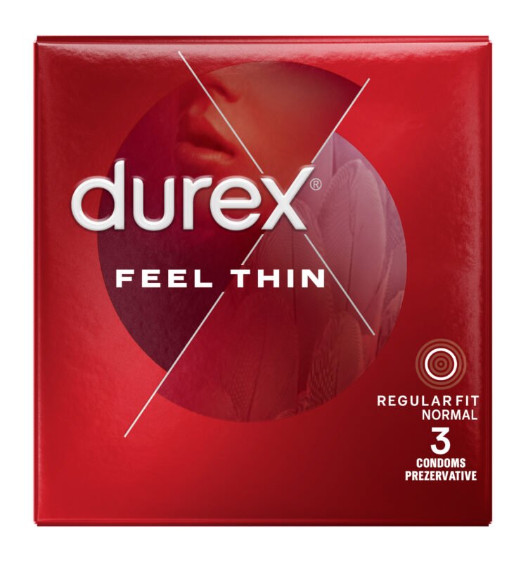 Prezervative Durex Feel Thin 3 bucăți