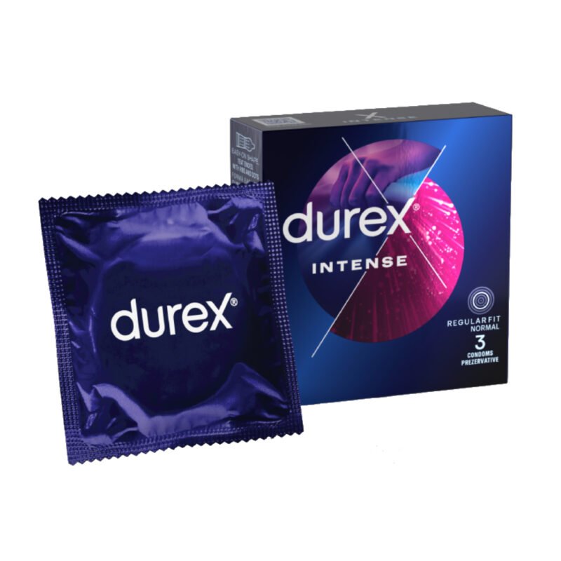 Prezervative Durex Intense Orgasmic, 3 bucăți