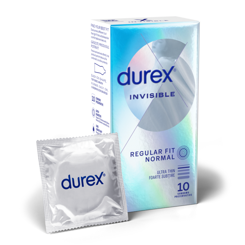 Prezervative Durex Invisible Regular 10 bucăți