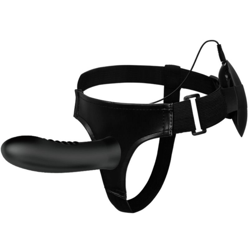 Strap-on cu vibrator 18.5cm