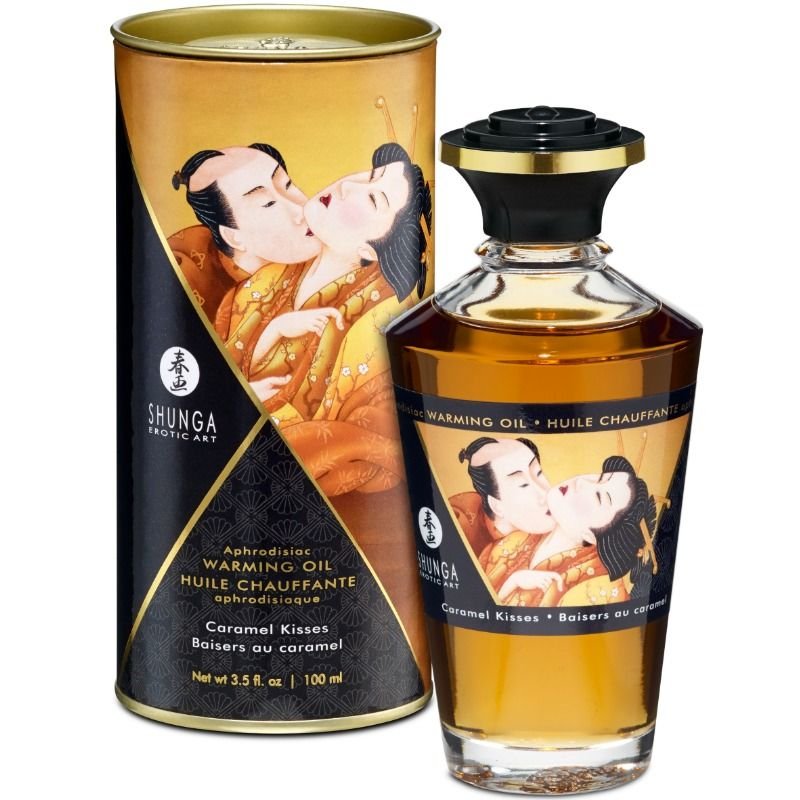 Ulei afrodisiac Shunga cu aroma caramel 100 ml
