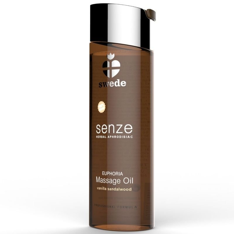 Ulei de masaj afrodisiac, Lemn de Santal și Vanilie 150 ml
