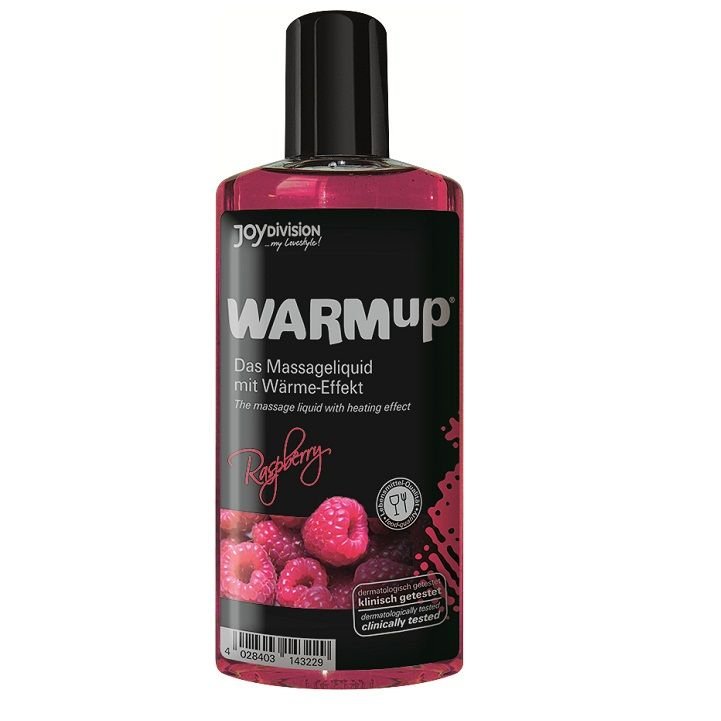 Ulei de masaj cu efect de incalzire zmeura 150 ml