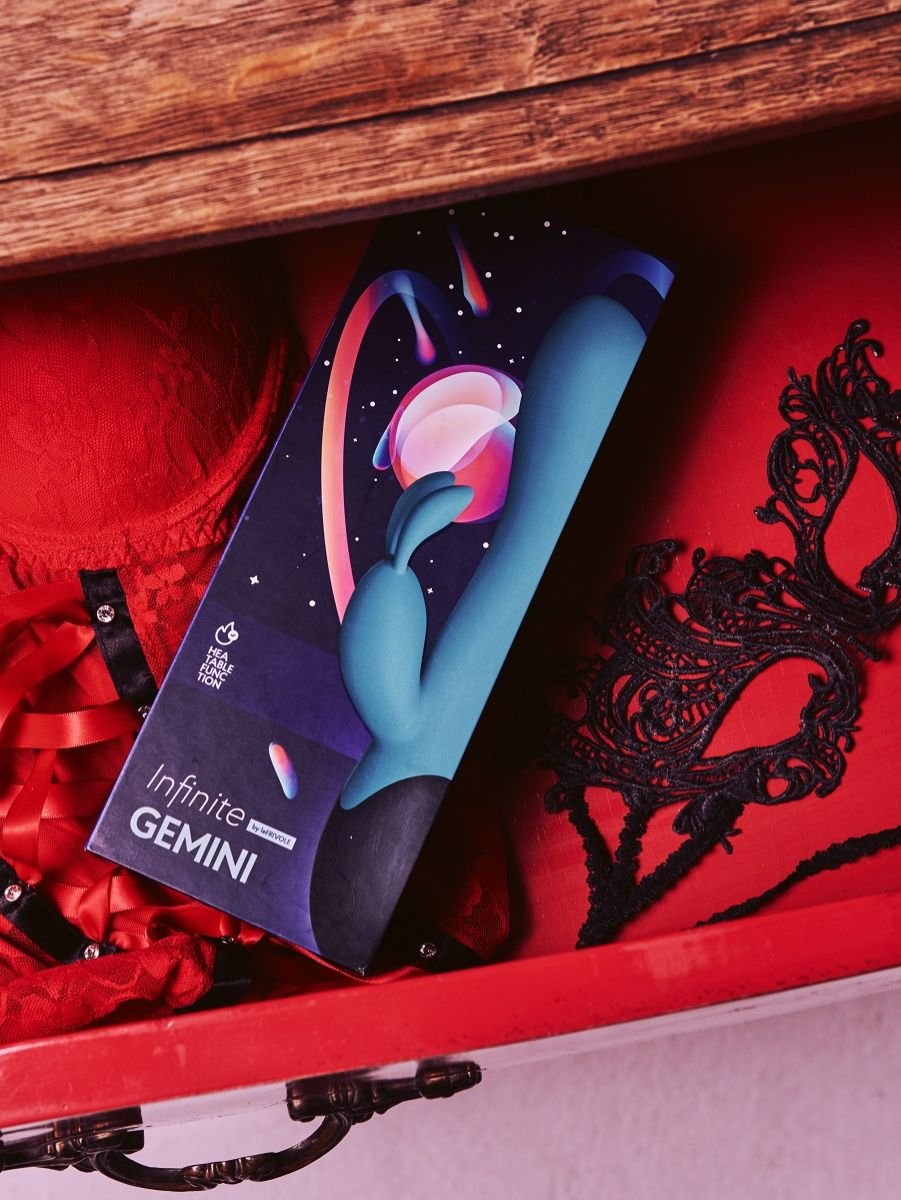 Vibrator rabbit cu functie de incalzire Gemini — imagine 5