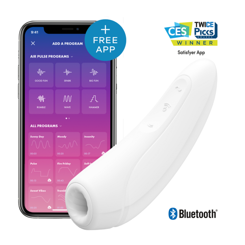 Vibrator Satisfyer Curvy 1+ Alb