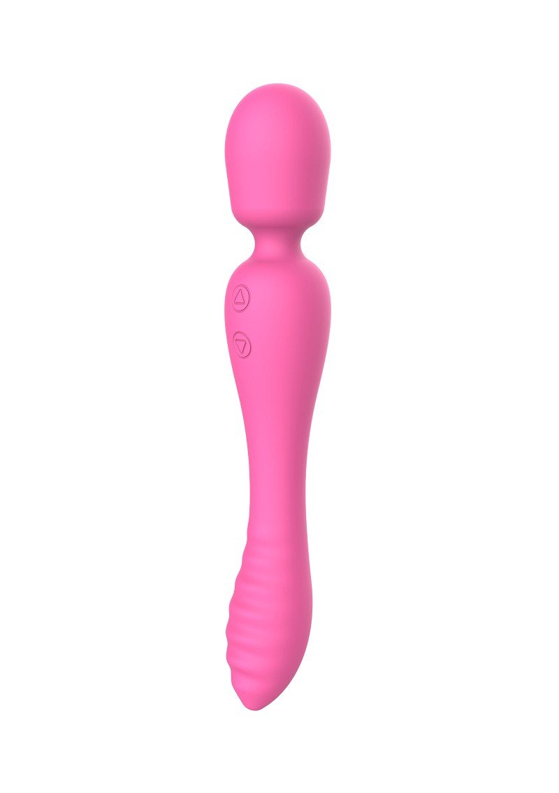 Vibrator Wand 2 in 1 roz ToyJoy